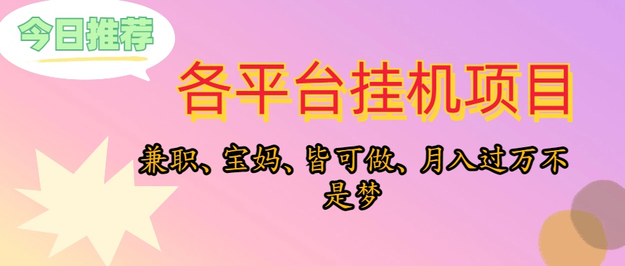 （10642期）靠挂机，在家躺平轻松月入过万，适合宝爸宝妈学生党，也欢迎工作室对接_双星网创_创业赚钱_抖音教程_短视频教程