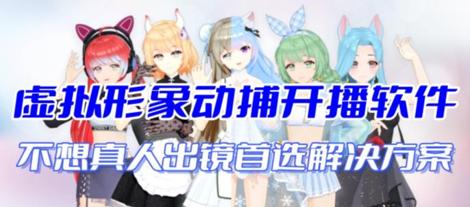 首款AI视频动捕虚拟辅助直播产品【不想真人出镜就用虚拟形象替代】_双星网创_创业赚钱_抖音教程_短视频教程