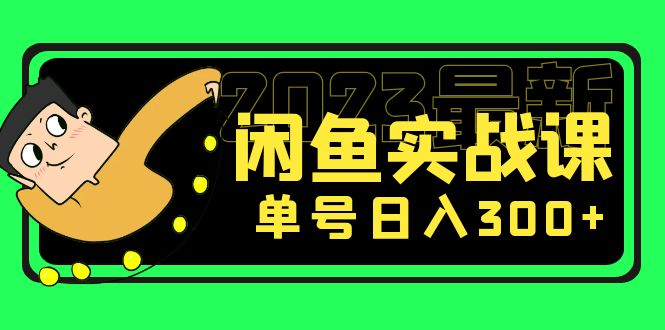 花599买的闲鱼项目：2023最新闲鱼实战课，单号日入300+（7节课）_双星网创_创业赚钱_抖音教程_短视频教程