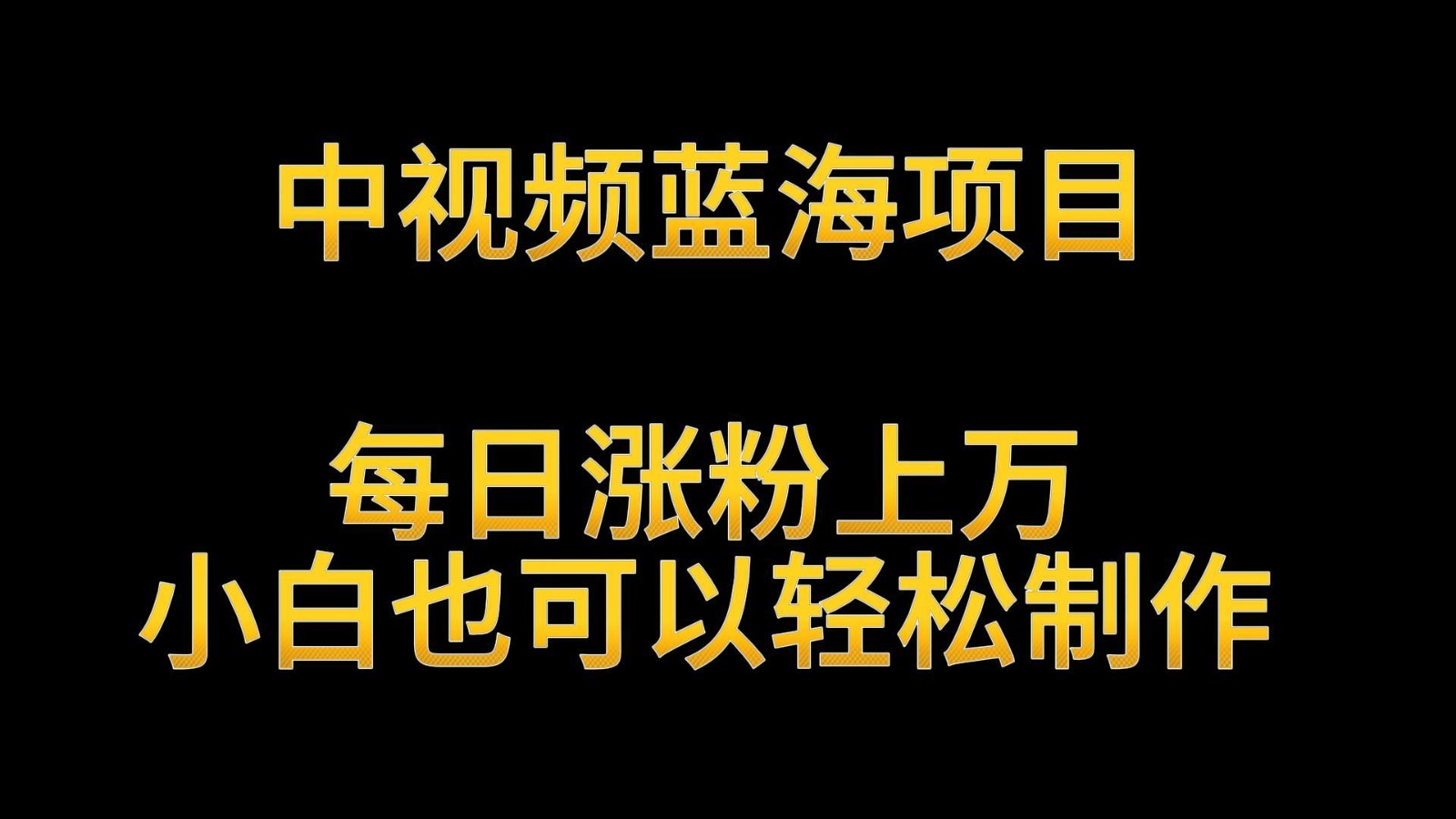中视频蓝海项目，解读英雄人物生平，每日涨粉上万，小白也可以轻松制作，月入过万_双星网创_创业赚钱_抖音教程_短视频教程