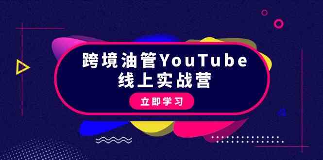 跨境油管YouTube线上营：大量实战一步步教你从理论到实操到赚钱（45节）_双星网创_创业赚钱_抖音教程_短视频教程