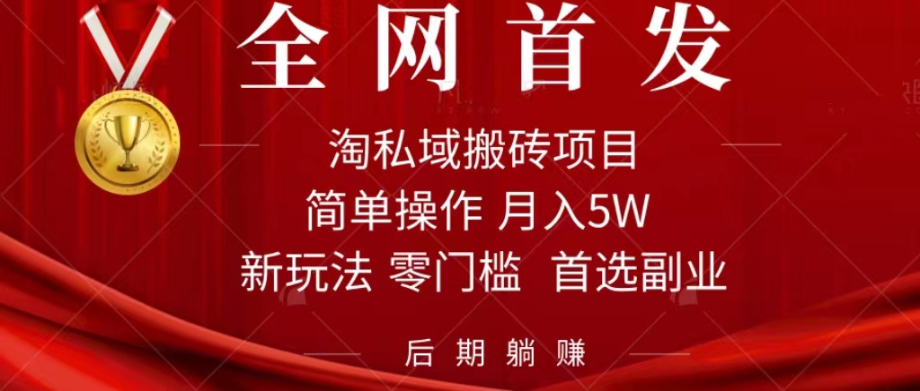 淘私域搬砖项目，利用信息差月入5W，每天无脑操作1小时，后期躺赚_双星网创_创业赚钱_抖音教程_短视频教程