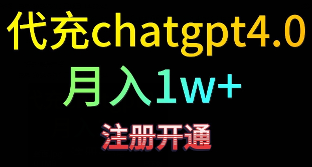 代充chatgpt4，日入500+，精准引流，暴力变现_双星网创_创业赚钱_抖音教程_短视频教程