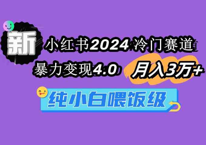 （9133期）小红书2024冷门赛道 月入3万+ 暴力变现4.0 纯小白喂饭级_双星网创_创业赚钱_抖音教程_短视频教程