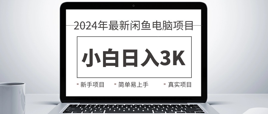 （10845期）2024最新闲鱼卖电脑项目，新手小白日入3K+，最真实的项目教学_双星网创_创业赚钱_抖音教程_短视频教程