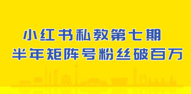 小红书私教第七期，小红书90天涨粉18w，1周涨粉破万 半年矩阵号粉丝破百万_双星网创_创业赚钱_抖音教程_短视频教程