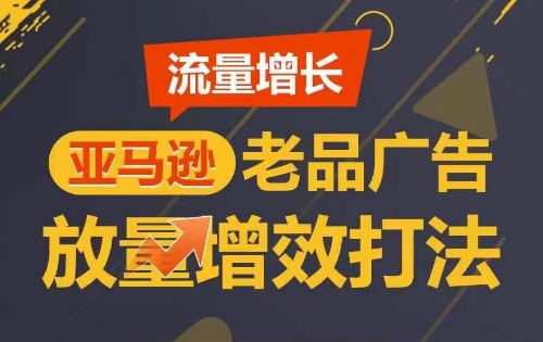 流量增长 亚马逊老品广告放量增效打法，短期内广告销量翻倍_双星网创_创业赚钱_抖音教程_短视频教程