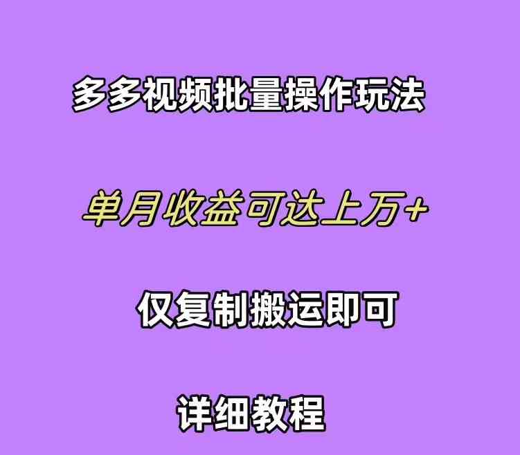 （10029期）拼多多视频带货快速过爆款选品教程 每天轻轻松松赚取三位数佣金 小白必…_双星网创_创业赚钱_抖音教程_短视频教程