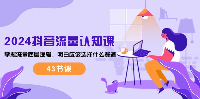 （10713期）2024抖音流量·认知课：掌握流量底层逻辑，明白应该选择什么赛道 (43节课)_双星网创_创业赚钱_抖音教程_短视频教程