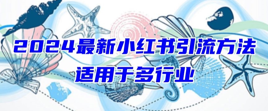 2024最新小红书引流，适用于任何行业，小白也可以轻松的打粉_双星网创_创业赚钱_抖音教程_短视频教程