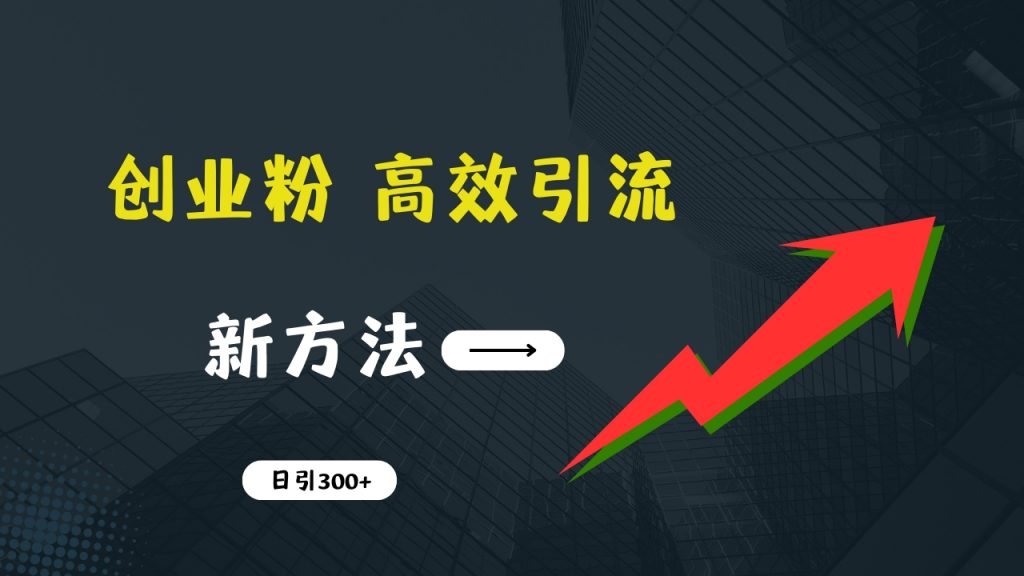 快速引流创业粉：抖音工具号日引300+实战技巧，创业粉引流全攻略_双星网创_创业赚钱_抖音教程_短视频教程
